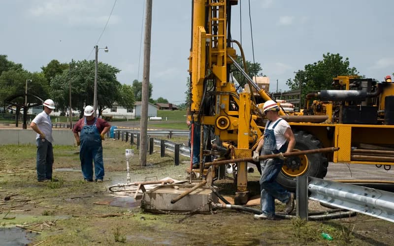 Water well drilling in St. Louis